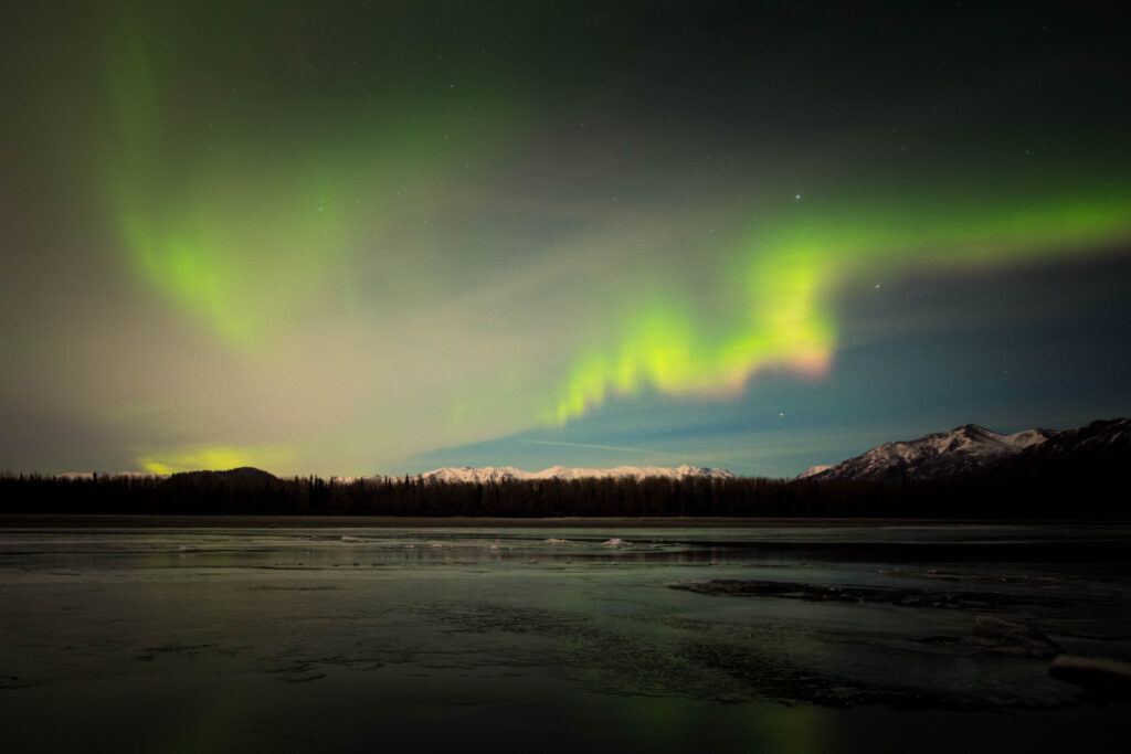 Northern Aurora over Knik River